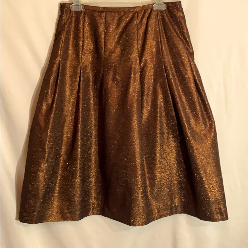 Gorgeous Silk  Bronze Formal or Party Skirt